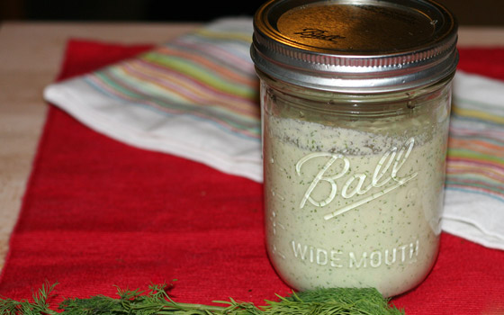 Creamy Vegan Dill Salad Dressing