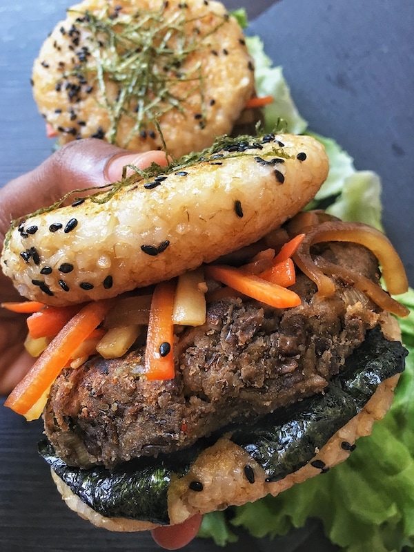 Vegan Rice Burger